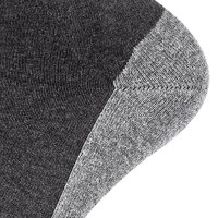 Camano unisex socks - Walk Socks, single-coloured, pack of 4 Anthracite 43-46 (UK 9-11)
