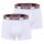 MOSCHINO Mens Trunks 2-Pack - Pants, Underpants, Cotton Stretch, uni