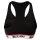 MOSCHINO Ladies Bustier - Bra, Sports Bra, Racerback, Cotton Stretch, plain Black S (Small)
