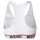 MOSCHINO Damen Bustier - Bra, Sport-BH, Racerback, Cotton Stretch, einfarbig Weiß XS