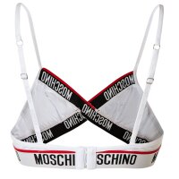 MOSCHINO Damen Bustier -  bügellos, Bra, BH, Logo, Stretch Cotton Weiß XS