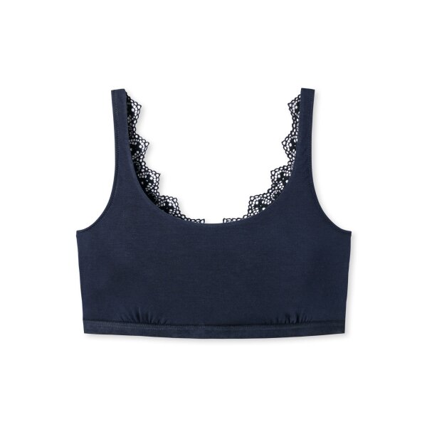 SCHIESSER Ladies Bustier - Modal and Lace, jersey with lace, breathable, uni