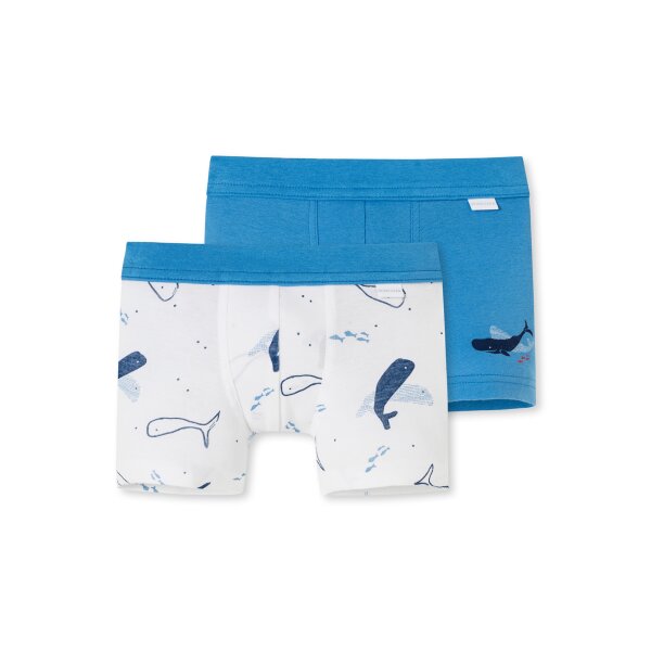 SCHIESSER Jungen Shorts 2er Pack - Pants, Unterhose, Cotton Stretch, 98-140