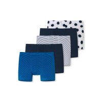 SCHIESSER Jungen Shorts 5er Pack - Unterhose, Pants, uni/gemustert, 98-140