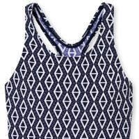 SCHIESSER girls swimming costume - one-piece, racerback, children, teens, 128-176 Blue 128 (6-7 years)