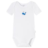 SCHIESSER baby bodysuit, 2-pack - short-sleeved, romper suit, print/ringlet, double pack White2 92 (1 1/2 Years)