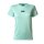 Champion Damen T-Shirt - Crewneck, Uni, Logo-Patch, Rundhals, Kurzarm, Baumwolle
