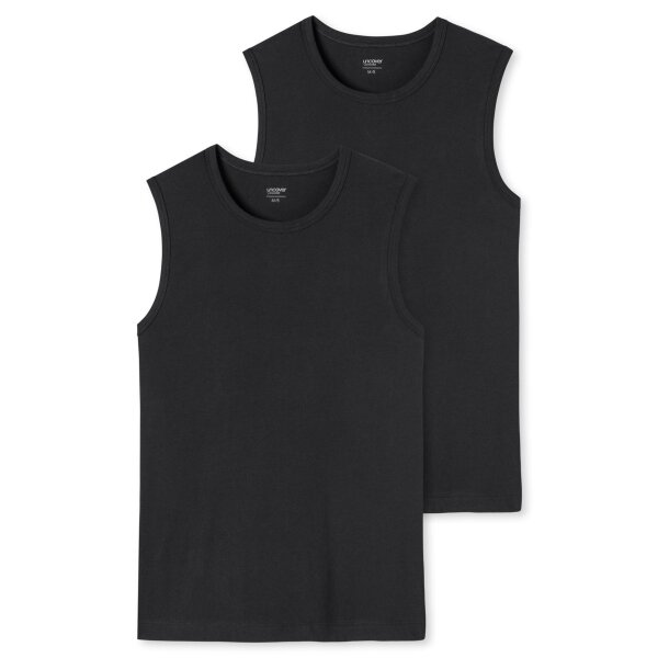 UNCOVER by SCHIESSER Mens Tank Top 2-pack - Series "Uncover", Round Neck