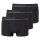 UNCOVER by SCHIESSER Herren Shorts 3er Pack - Serie "Uncover", Unterhose Schwarz 2XL