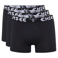CHIEMSEE Mens Boxer Shorts, 3-Pack - Shorts, Logo Waistband, solid Colour