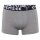 CHIEMSEE Herren Boxershorts, 3er Pack - Shorts, Logobund, einfarbig Grau S