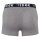 CHIEMSEE Herren Boxershorts, 3er Pack - Shorts, Logobund, einfarbig Grau S