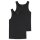 UNCOVER by SCHIESSER Mens Undershirt 2-Pack - Series "Uncover", Round Neck Black 3XL (3X-Large)