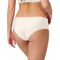 Sloggi Damen Hipster - Zero Feel Wavy, Mikrofaser, einfarbig Weiß L