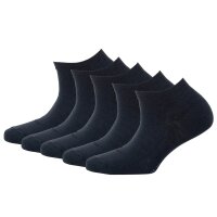 ESPRIT Women Sneaker Socks 5 Pairs - short Socks, One Size, plain