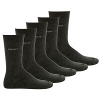 ESPRIT Mens 5-Pair Socks - short Socks, One Size, plain Colour