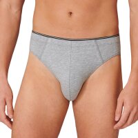 SCHIESSER Mens Supermini Briefs - Series "95/5", Organic Cotton, plain, S-4XL Grey 4 (S)