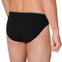 SCHIESSER Herren Supermini-Slip - Serie "95/5", Organic Cotton, uni, S-4XL Schwarz 4 (S)