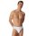 SCHIESSER Herren Slip 3er Pack - Rio Slip 95/5, Cotton Stretch, Seitenstreifen Weiß M