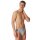 SCHIESSER Herren Slip 3er Pack - Rio Slip 95/5, Cotton Stretch, Seitenstreifen Schwarz/Grau/Dunkelblau L