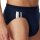 SCHIESSER Mens Briefs 3-Pack - Rio Slip 95/5, Cotton Stretch, side Stripes Black/Grey/Dark Blue 4XL (4X-Large)