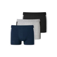SCHIESSER Mens Shorts 3-Pack - 95/5, Cotton Stretch, Side...