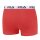 FILA Mens Boxer Shorts, Pack of 2 - Cotton, plain red XL (X-Large)
