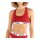 FILA Ladies Bustier - unpadded Bra, without Hanger, Cotton, unicolor Red XS (X-Small)