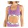 FILA Ladies Bustier - unpadded Bra, without Hanger, Cotton, unicolor Purple M (Medium)