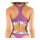 FILA Ladies Bustier - unpadded Bra, without Hanger, Cotton, unicolor Purple M (Medium)