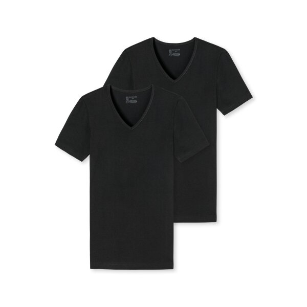 SCHIESSER Herren T-Shirt 2er Pack - V-Ausschnitt, S-4XL, 39,95 €