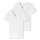 SCHIESSER Mens T-Shirt 2-Pack - Series "95/5", V-Neck, S-4XL White S (Small)