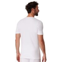 SCHIESSER Herren T-Shirt 2er Pack - Serie "95/5", V-Ausschnitt, S-4XL Weiß XL