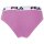 FILA Damen Slip - Regular Waist, Brief mit breitem Logo-Bund, Baumwolle, einfarbig Lila L (Large)
