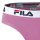 FILA Ladies Brief - Regular Waist, wide Logo Waistband, Cotton, unicoloured Purple L (Large)