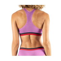 FILA Damen Bustier - Bra, Sport-BH, Racerback, Cotton Stretch, einfarbig, XS-XL Lila XS