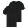 SCHIESSER Herren T-Shirt 2er Pack - Serie "95/5", Rundhals, S-XXL Schwarz S