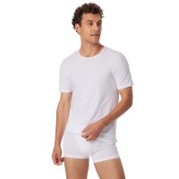SCHIESSER Herren T-Shirt 2er Pack - Serie "95/5", Rundhals, S-XXL Weiß S