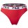 FILA Damen Brazilian Slip - Panty, Logo-Bund, Cotton Stretch, einfarbig, XS-XL Rot XS