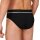 SCHIESSER Herren Slip 3er Pack - Rio Slip, Serie "95/5", Logobund, S-XXL Schwarz/Grau S