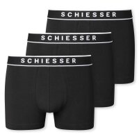 SCHIESSER Mens Shorts 3-Pack - Series "95/5", Logo Waistband, S-XXL