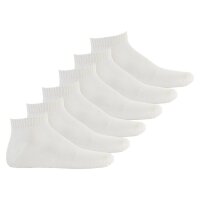 Converse Herren Socken 6er Pack - Quarter, einfarbig, Logo