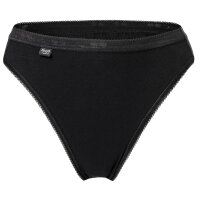 Sloggi Damen Slip Tai, 3er Pack - Basic+, einfarbig Schwarz 38