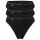 Sloggi Damen Slip Tai, 3er Pack - Basic+, einfarbig Schwarz 38