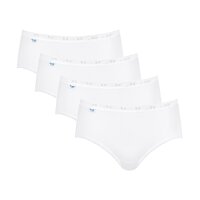 Sloggi Ladies briefs - Midi, Basic+ 4-pack, solid colour