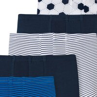 SCHIESSER Jungen Shorts 5er Pack - Unterhose, Pants, uni/gemustert, 98-140 Mehrfarbig (3) 98