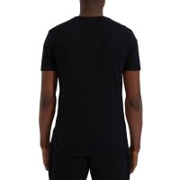 ellesse Herren T-Shirt SL PRADO TEE - Kurzarm, Crewneck, Rundhals, Logo-Print Schwarz S