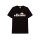 ellesse Mens T-Shirt SL PRADO TEE - Short Sleeve, Crewneck, Round Neck, Logo Print Black M (Medium)