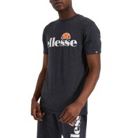ellesse Herren T-Shirt SL PRADO TEE - Kurzarm, Crewneck, Rundhals, Logo-Print Dunkelgrau XS