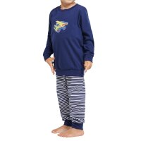 SCHIESSER Boys Pajama Set 2-Piece - Long, Children, Construction Truck Motif, Cotton